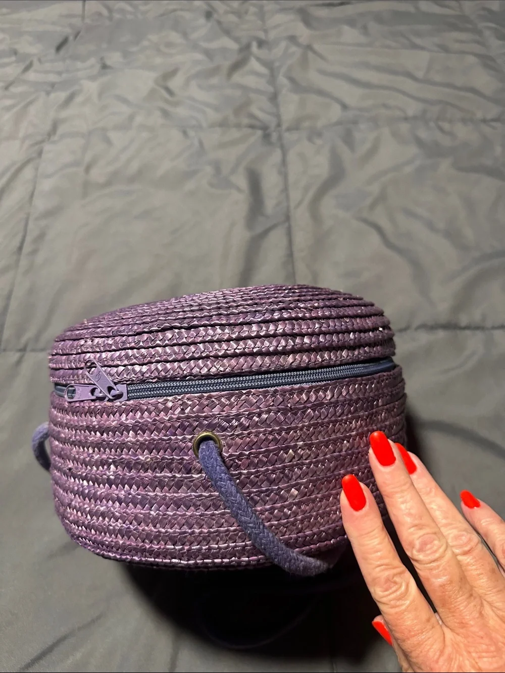 Pillbox Poly Straw Hat